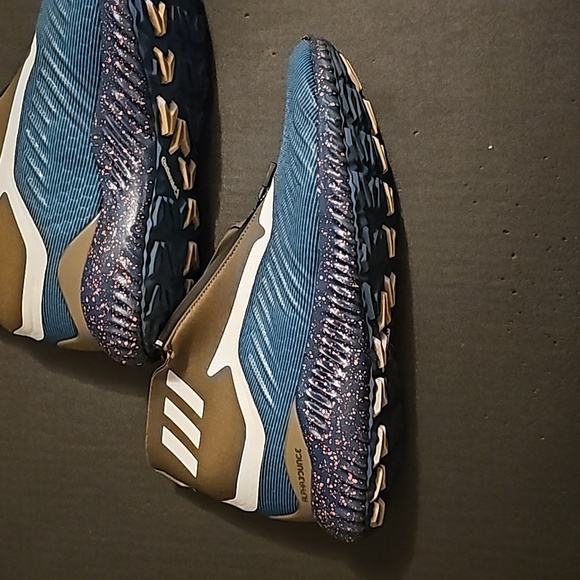 ADIDAS Alphabounce Mid Petrol Night mens 9.5 - Picture 4 of 5